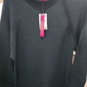 Catherines Dark Green Ribbed Sweater